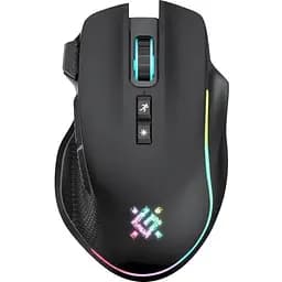 Миша бездротова Defender Thunder GM-213 чорний USB адаптер 2.4 ГГц оптична 1000-1600 dpi 8 кнопок радіус дії до 10 м