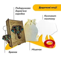 Пазл деревяний Таємничий Слон, А3, Картонна коробка 200 елементів - мініатюра 5