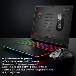 Мишка GamePro Genesis Spider Wireless/Bluetooth/USB Black (GM870B) - мініатюра 8