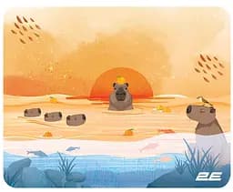 Ігрова поверхня 2E Capybarra S (250x200x2мм) Yellow (2E-PAD-S-CAPY-YELLOW)