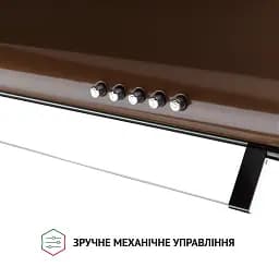 Витяжка плоска Perfelli PL 5144 Dark BR LED - мініатюра 5