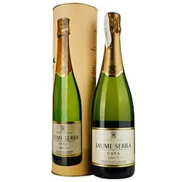 Вино игристое Jaume Serra Cava Brut, белое, брют, DO, 11,5%, 0,75 л (22046)