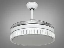 Люстра вентилятор-вентилятор LED Diasha A002, 28W, діаметр 120 см, для дому та офісу - мініатюра 3