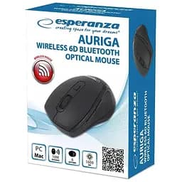 Мишка Esperanza Auriga 6D Bluetooth Black (EM128K) - мініатюра 2