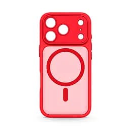 Чехол для Apple iPhone 17 Pro, Lush MagCase, красный, противоударная панель-накладка из TPU и PC, полупрозрачный чехол с MagSafe (с магнитом), с защитой камеры, поддержка беспроводной зарядки, защита всего корпуса, ArmorStandart (ARM87495)