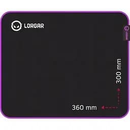 Килимок для мишки Lorgar Main 313 Black/Purple (LRG-GMP313)