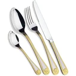 Набор столовых приборов Zillinger Versailles ZL-72G на 12 персон в подарочном чемодане 72 предмета