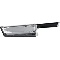 Кухонный нож Tefal Eversharp, 16.5см, з чохол-точило нержавіюча сталь, чорний (K2569004)