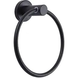 Тримач для рушника Globus Lux BS8407 чорний матовий SUS304