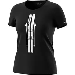 Футболка жіноча Dynafit Graphic Cotton Wmn чорна XXL