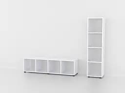 Полиця для книг Moreli Forte Tiri 368x1449x338 мм Біла (id27-0000-28-white)