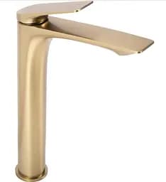 Змішувач для умивальника Rea Avalon високий, brushed gold (REA-B2705)