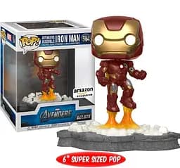 Фігурка Ексклюзив Funko Pop Фанко Поп Залізна Людина Месники Iron Man Avengers Assemble Diorama 15 см IM584 - мініатюра 2