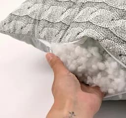 Подушка Руно 50х70 силіконова на блискавці Grey Braid 310.52СМ_Grey Braid - мініатюра 2