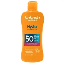 Лосьйон сонцезахисний Babaria Aloe Hydra Sun Protection для тіла зволожуючий SPF 50, 200 мл