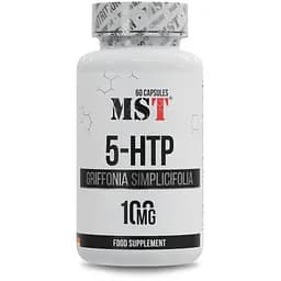 Аминокислота MST Nutrition 5-HTP 100 mg, 60 капсул поддержка нервной системы