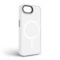 Чехол для Apple iPhone 16e/17e, Uniq MagCase, белый, противоударный, панель-накладка с магсейф, ударопрочный TPU+PC, с магнитом MagSafe, поддержка полноценной беспроводной зарядки, ArmorStandart (ARM83873) - мініатюра 2