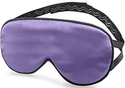 Маска для сну шовк "Чумацький Шлях" з нековзною резикою в Подарунковій упаковці Лаванда (1170-02)