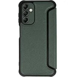 Шкіряний чохол-книжка GETMAN Razor (PU) для Samsung Galaxy A15 4G/5G / M15 5G Green - мініатюра 2