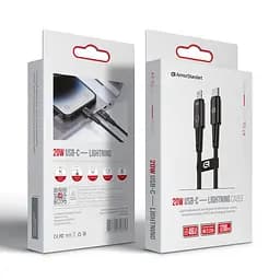 Кабель ArmorStandart AT-CL USB Type-C to Lightning 20W 1,2m Black (ARM75865) - мініатюра 2