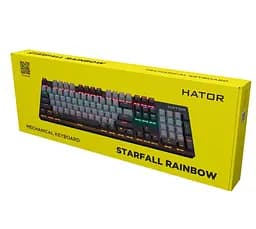 Клавіатура механічна ігрова Hator HTK09BGB Starfall Rainbow Origin Mecha, Aurum Red/Blue - мініатюра 8