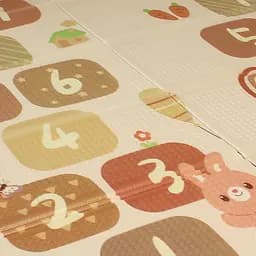 Розвиваючий двосторонній складний килимок Poppet Грайливі кошенята та Класики 150х180x1 см (PP041-150) - мініатюра 5