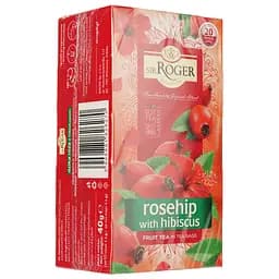Суміш ягідна Sir Roger Шипшина з гібіскусом, 40 г (20 шт. х 2 г) (895587) - мініатюра 2