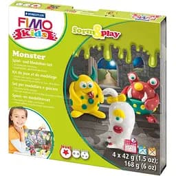 Набор пластики Fimo kids Монстр 4 цвета 42 г 