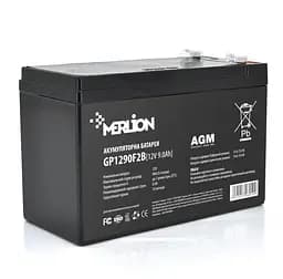 Аккумуляторная батарея AGM MERLION GP-1290F2B 12V 9 Ah - мініатюра 1
