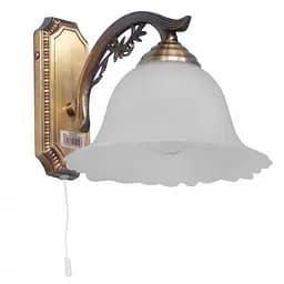 Бра Brille BKL-457W/1 E27 настінне накладне з вимикачем бароко