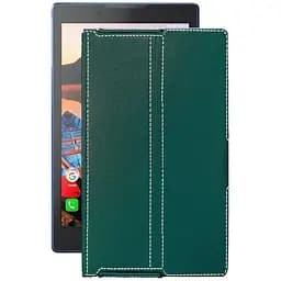 Чехол StatusCASE из экокожи для планшета Lenovo Tab 3 TB3-850f Тм. Бирюзовый