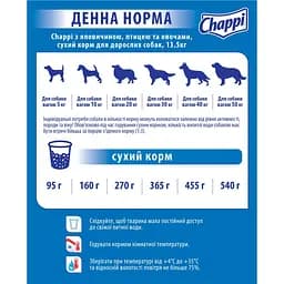 Сухий корм Chappi для дорослих собак з яловичиною, птицею та овочами 13.5 кг - мініатюра 5