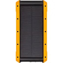 Мобільна батарея PowerPlant 20000mAh PD 18W USB-C 2xUSB-A QC3.0 Wireless Solar panel 5.5V-0,2A (PB930487)