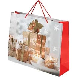 Пакет подарунковий новорічний DW0510X139 Різнокольоровий (NY)