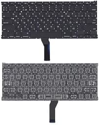 Клавіатура Apple MacBook Air 2011+ A1369 (2011), A1466 (2012, 2013, 2014, 2015) Black, (No Frame), RU (горизонтальний ентер) - мініатюра 3
