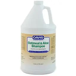 Шампунь Davis Oatmeal & Aloe Shampoo девіс вівсяне борошно з алое гіпоалергенний для собак та котів 3.8 л