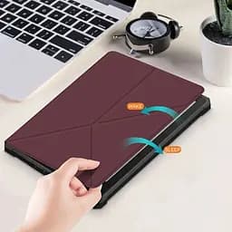 Обкладинка Ultra Slim Origami BeCover для Amazon Kindle Paperwhite 11th Gen. 2021 Red Wine (707222) - мініатюра 6