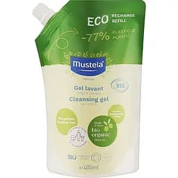 Гель для тіла та волосся Mustela Eco-Refill 400 мл