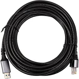 Кабель PowerPlant CAT6 UTP, USB3.0 Type-A – RJ45 7.5 м