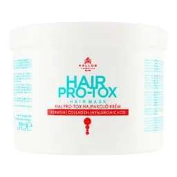 Відновлююча маска для волосся Kallos Cosmetics KJMN Pro-Tox Hair Mask з кератином, колагеном та гіалуроновою кислотою 500 мл - мініатюра 3