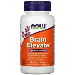 Добавка Now Brain Elevate 60 капсул