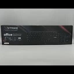 Комплект дротовий XSTRIKE X-1012, клавіатура та миша, USB, мембранна клавіатура, чорний - мініатюра 5