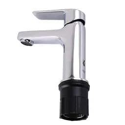 Змішувач для умивальника Topaz Capri TCA-15207-H44 картридж D25, H=140 шланги 45см Хром - мініатюра 10