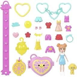Набір-підвіска Mattel Polly Pocket Фруктовий стиль з мінімодницею в асортименті (JKR51) - мініатюра 4