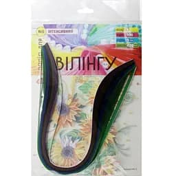 Набор для квиллинга №5 "Интенсивный", 5 цветов 100шт/5мм/420мм НК-5 Колорит