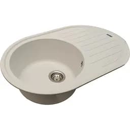 Кам'яна мийка Ventolux Emilia White Quartz 767x495x190 мм