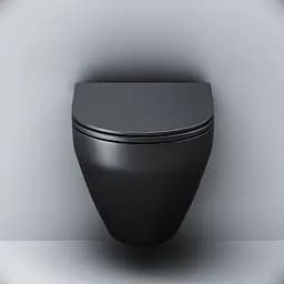 Унітаз підвісний FlashClean Am.Pm Spirit V2.0 з сидінням мікроліфт black matt C701700MBSC, Чорний матовий - мініатюра 6