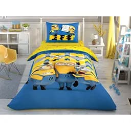 Комплект постільної білизни TAC Disney Minions Perfect Напівторний Різнокольоровий 000229589