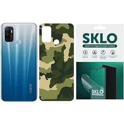 Захисна плівка SKLO Back тил Camo для Oppo Reno 3 Зелений / Army Green