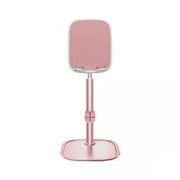 Настільний тримач для телефона Baseus Literary Youth Desktop Bracket (+Wireless Charging) Rose gold SUWY-D0R